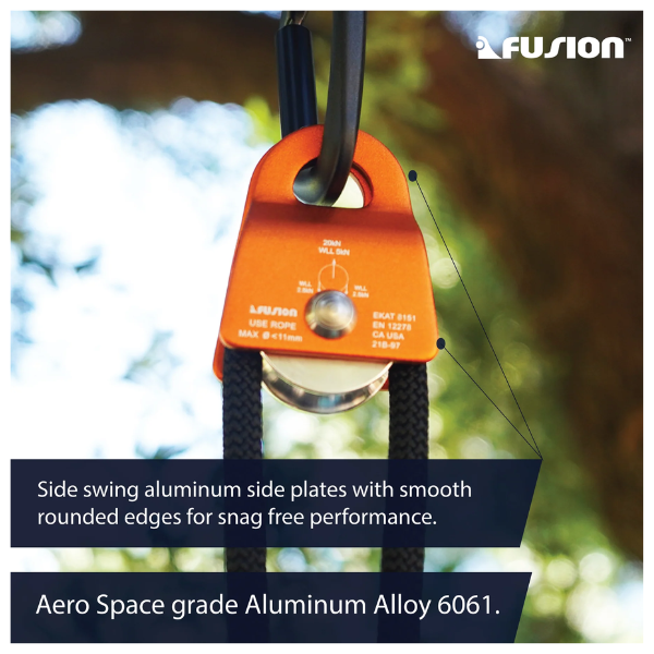 MICRO POLEA ALUMINIO 1 1/2" FP-8151-ORG